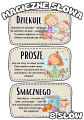 Magiczne Słowa - Tabliczki  