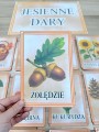 Dary Jesieni - Plansze z ilustracjami i napisami
