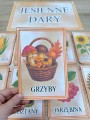 Dary Jesieni - Plansze z ilustracjami i napisami