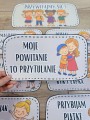 Przywitajmy się ! - Tabliczki Z Napisami ( wzór 2 ) 