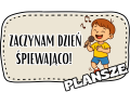 Przywitajmy się ! - Tabliczki Z Napisami ( wzór 2 ) 