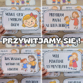 Przywitajmy się ! - Tabliczki Z Napisami ( wzór 2 ) 