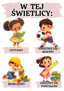 Tabliczki Z Napisami ( wzór 1 ) - W  tej grupie / sali / klasie / świetlicy/ gabinecie ... 
