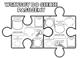 Puzzle Do Wypełnienia Dla Dzieci - Wszyscy Do Siebie Pasujemy 