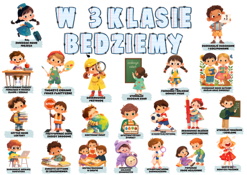 W klasie 3 będziemy - Gazetka/ Dekoracje