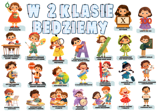 W klasie 2 będziemy - Gazetka/ Dekoracje 