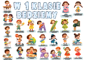 W klasie 1 będziemy - Gazetka/ Dekoracje  