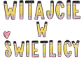 Witajcie W Świetlicy - Napis/ Girlanda ( wzór 2) 