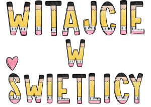 Witajcie W Świetlicy - Napis/ Girlanda ( wzór 2) 