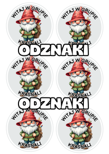 Krasnale- Witajcie w Krasnali- Odznaki / Medale 