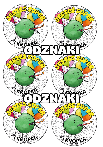 Dzień Kropki - Odznaki / Medale wzór 2