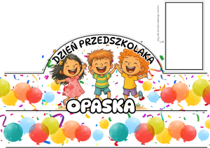 Dzień Przedszkolaka - Opaska Wzór 2 