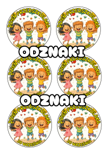 Dzień Przedszkolaka - Odznaki / Medale wzór 1