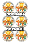 Dzień Przedszkolaka - Odznaki / Medale wzór 2