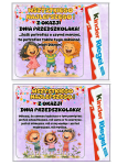 Dzień Przedszkolaka - Prezenty/ Prezenciki Szablony
