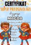 Dzień Przedszkolaka - Certyfikat Super Przedszkolaka - wersja 1