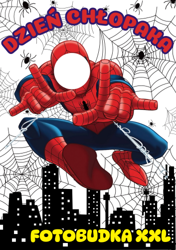  Fotobudka XXL - Spiderman  - Dzień Chłopaka 