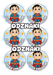Super Chłopak - Odznaki / Medale (wzór 3) - Dzień Chłopaka 