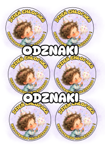 Odznaki / Medale (wzór 3) - Dzień Chłopaka