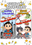  Super Chłopak - Szablony na Prezenty - Dzień Chłopaka