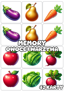  Memory - Owoce i Warzywa 