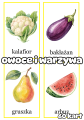 Plansze z Ilustracjami - Owoce i Warzywa