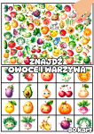 Owoce i Warzywa - Znajdź Na Planszy