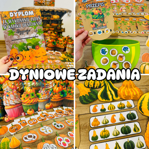 Dzień Dyni- Kącik z Zabawami / Ćwiczeniami