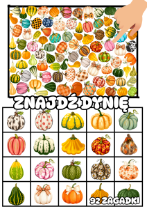 Dzień Dyni- Znajdź Dynie Na Planszy