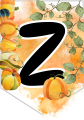 Dzień Dyni- Napis/ Girlanda wzór 1