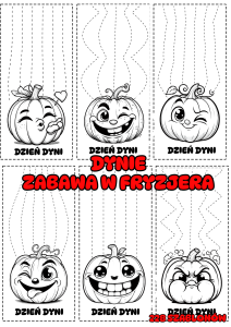 Dzień Dyni - Zabawa w fryzjera