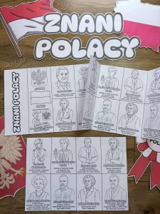 Znani Polacy - Wklejka / Książeczka Składana - Dzień Niepodległości / Święto Konstytucji 3 Maja / Polska - 