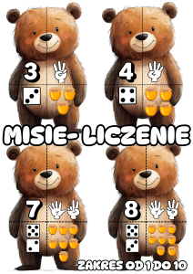 Dzień Pluszowego Misia - Dopasuj Elementy  - Liczby