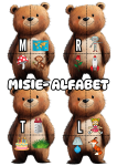 Dzień Pluszowego Misia - Dopasuj Elementy  - Alfabet