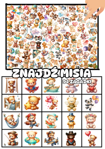 Dzień Pluszowego Misia - Znajdź Misia na Planszy 