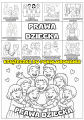 Dzień Praw Dziecka- Książeczka Dwustronna Składana 