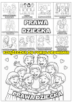 Dzień Praw Dziecka- Książeczka Dwustronna Składana 