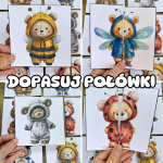 Dzień Pluszowego Misia- Dopasuj Połówki 