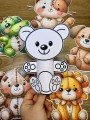 Dzień Pluszowego Misia- Miś 3D /  Praca Plastyczna