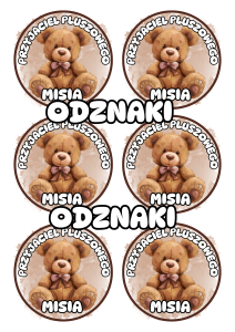 Dzień Pluszowego Misia- Odznaki WZÓR 2