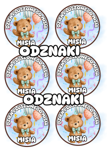 Dzień Pluszowego Misia- Odznaki WZÓR 3
