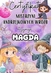 Andrzejki - Certyfikat z możliwością edycji 