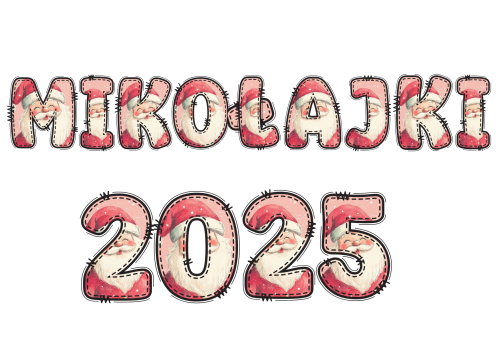 Mikołajki 2025 - Napis/ Girlanda