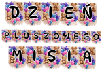 Dzień Pluszowego Misia - Napis - wzór 4