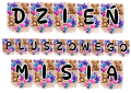 Dzień Pluszowego Misia - Napis - wzór 4