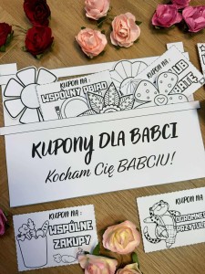 Skrzynka z kuponami dla Babci - Dzień Babci i Dziadka