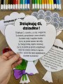  Bukiet z kwiatkami 3D i życzeniami - Dzień Babci i Dziadka  