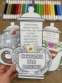 Dzbanek z herbatką - Dzień Babci i Dziadka