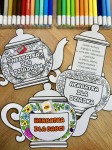 Dzbanek z herbatką - Dzień Babci i Dziadka