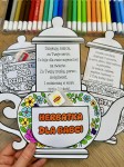 Dzbanek z herbatką - Dzień Babci i Dziadka